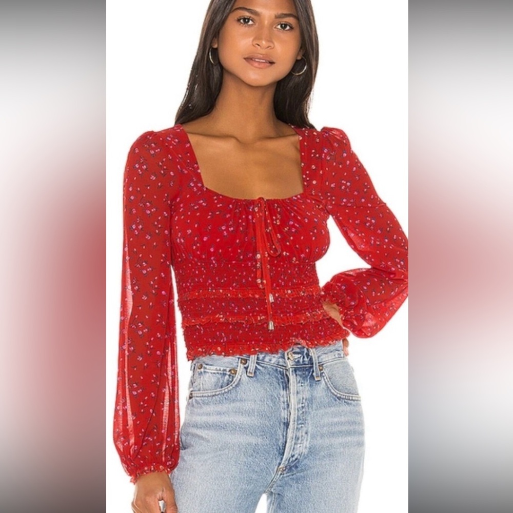 Free People Scarlet Floral Dress